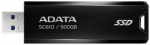 I&scaron;orinis kietasis diskas SSD Adata SC610 2000GB USB3.2A Juodas