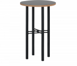 Customform Kavos staliukas, ZAK METAL 100, 60x100 cm, Juoda