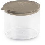 Excellent Housware GIOSTYLE Apvalus maisto indas S 0,7L Con.Tengo &Oslash;11,8x9,4cm pilkai rudos spalvos