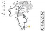 BMW Gumos Rėmelis 5 G30 7 G11 G12 8 G14 G15 X5 G05 X6 G06 X7 G07 Originalus 17118632138