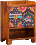 Batu skrynia Ruda 55 x 35 x 75 cm Kietos akacijos mediena