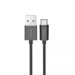 Puro TPE 12W USB-A - microUSB 1m kabelis - juodos spalvos