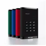 &bdquo;iStorage diskAshur3 HDD&ldquo; i&scaron;orinis kietasis diskas 1 TB, USB C tipo, 3.2 kartos 1 (3.1 kartos 1), juodas