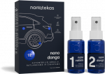 Nanotekas NANO DANGA Automobilio kėbului, ratlankiams ir žibintams, 2×60 ml