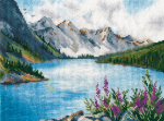 Oven Beldizart Kryželiu siuvinėjimo rinkinys &bdquo;Mountain Lake&ldquo; S1506