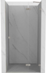 Du&scaron;o durys Mexen Lunar L, de&scaron;inė, 90 cm, transparent/brushed nickel