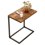 Muvu Modernus medinis rudas &scaron;oninis kavos staliukas