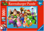 Dėlionė puzzle ravensburger 100 pcs super mario team