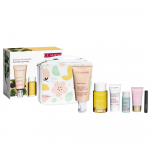 Maternity Set Clarins: Clarins, GWP Textile Pouch + Tonikas, Firming, Body Oil, 100 ml + Body Partner, Anti-Stretch Marks, Body Kreminis, Body, 175 ml + Clarins, Exfoliating, Body Scrub, 30 ml + Extra-Firming Energy, Anti-Wrinkle, Day, Kreminis, For  ...