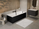 Vonia Besco Shea, 180 x 80 cm, su rifliuota juoda apdaila