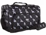 Show Tech Deluxe Grooming Bag &ndash; Erdvus audinio organizatorius su &scaron;unų veislių atspaudu, 40x26x28cm