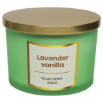 Artflow Svece no sojas vaska 400g, Lavender vanilla