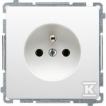 Kontakt Simon BMGZ1CZ.01/11 SOCKET BASIC Baltas