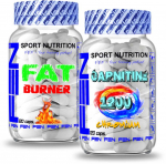 Fen Sport Nutrition FEN Carnitine 1200 + FEN Fat Burner 2 x 120 kaps. - Riebalų degintojų rinkinys