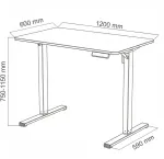 Elektrinis ra&scaron;omasis stalas Spacetronik Moris 125BB 120_60