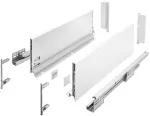 Drawer system AXISPRO 400mm baltas - high H167