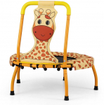 Promotions Vaikų batutas 71x76 cm oranžinis, putplasčio rankena, apsauginis uždangalas