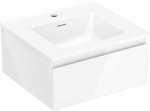 Spintelė Mexen Orio 50 cm su praustuvu Otis, 1 stalčius, Baltas glossy