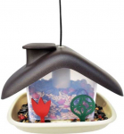 Kabinama lesykla laukiniams pauk&scaron;čiams Domek Plastia 16.5x21x15cm ruda