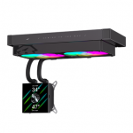 Gamemax CPU Liquid Cooler | GLACIER 240 LCD BK | Juodas