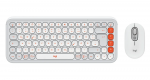 Klaviatūra Logitech POP ICON COMBO - OFF Baltas - DEU - CENTRAL-419