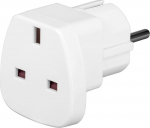 Goobay TECHLY 942709 Techly Maitinimo ki&scaron;tuko adapteris UK/EU 13A, UK/BS - CEE 7/7 baltas