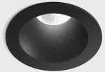 8W LED įleidžiamas &scaron;viestuvas NANO R, juodas, 3000K, 50&deg;, IP44