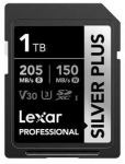 Atminties kortelė Lexar Professional Sidabrinis PLUS SDXC 1TB memory card