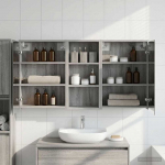 Vonios spintos komplektas 3 pcs 116 x 16 x 62,5 cm