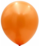 Oranžiniai perlamutriniai balionai, 100 vnt.