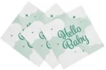 Globos Europe Bv Hello Baby servetėlės, mėtų 20 vnt.