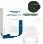 Filtravimo ąsotis Wessper ąsotis Wessper D4 BOROSILICATE MINI futureflow&trade; Aquamax (WES208-FF-GE)