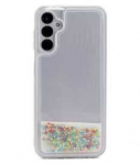 iLike Samsung Galaxy A34 5G Silikoninis dėklas Vanduo Glitter Rainbow