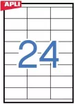 Uzlīmes APLI ILC ar izmēru 70x35mm, 100 loksnes/24 uzlīmes loksnē (1272)