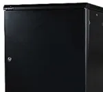 Lan Com As Sieninis stovas 19" 10HE B600xD450xH553 mm juodas su plok&scaron;čiomis durimis