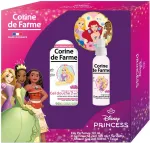 Corine de Farme Dovanų rinkinys vaikams Princesses (Żel pod prysznic 300ml + Vanduo perfumowana 150ml + ręcznik) (103431)