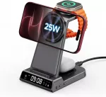 SwanScout magnetinė 3 viename belaidė įkrovimo stotelė 25 W, MagSafe, XF-C02