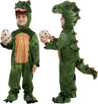 Spooktacular Creations vaiki&scaron;kas T-Rex dinozauro kostiumas, žalias, 8&ndash;10 metų, SPO-BU3-21285-3T