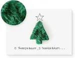 Inkognito Pliu&scaron;inis atvirukas, proga: "fluffy" motyvas: "pliu&scaron;inis atvirukas Oh Tannenbaum", autorė: Barbara Dienz-sengm&uuml;ller, prekės numeris: 20813, Berliner Verlag