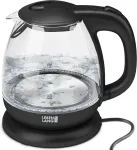 Stiklinis virdulys 1l su filtru, Lebenlang, kelioninis