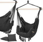 Springos brazili&scaron;kas hamakas sodo sūpynės pakabinamas krėslas boho