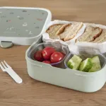 Rosti Mepal Mepal - Bento pietų dėžutė Large Campus Little Dutch - Bento pietų dėžutė vaikams - su 2 sandariais bento skyreliais ir &scaron;akute - bento skyrelis tinkamas naudoti mikrobangų krosnelėje - 2 x 200 + 1250 ml - Fairy