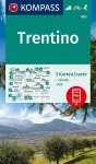Kompass wanderkarten-set 683 trentino (3 žemėlapiai) 1:50.000: įskaitant žemėlapį, skirtą naudoti neprisijungus kompass programėlėje. važiavimas dviračiu. slidinėjimo turai. jodinėjimas.