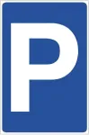 Parkavimo ženklas su pvc kieto putplasčio plok&scaron;te 200 x 300 mm 3 mm storio