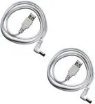 2 vnt. Usb į Dc 5v maitinimo laidas 1m