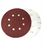 &Scaron;lifavimo popierius diskai su velcro 180mm Gr36 10vnt skylės