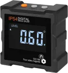 Bohaner skaitmeninis transportuotojas, skaitmeninis gulsčiukas, Lcd kampo matavimo prietaisas, inklinometras, Ip54 atsparus vandeniui, magnetai 4 &scaron;onuose, inklinometras medienos apdirbimui, automobilių priežiūrai (baterija įtraukta, juodas)