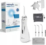 Waterpik Belaidis dantų irigatorius, skirtas dantims, breketams, protezams, rinkinys su 4 antgaliais