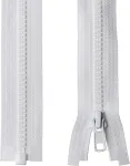 Ipea užtrauktukas, ilgis 50 cm, baltos spalvos, 2 vnt. pakuotė, grandinėlės dydis #5, dalomi užtrauktukai baldams, siuvimui, užtrauktukas, plotis 30 mm