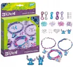 Centrum Dovana mergaitei 4-5 metų apyrankių gaminimo rinkinys Stitch Diy